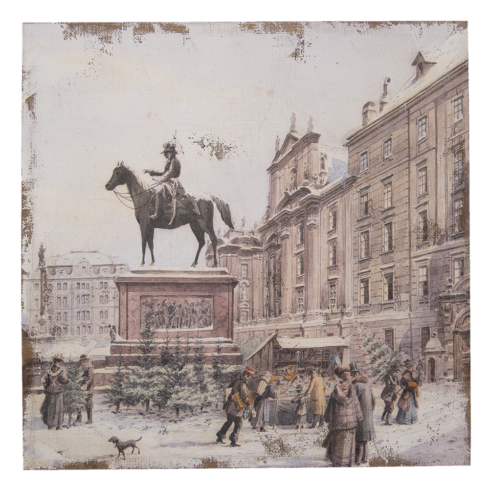 Schilderij 60x3x60 cm