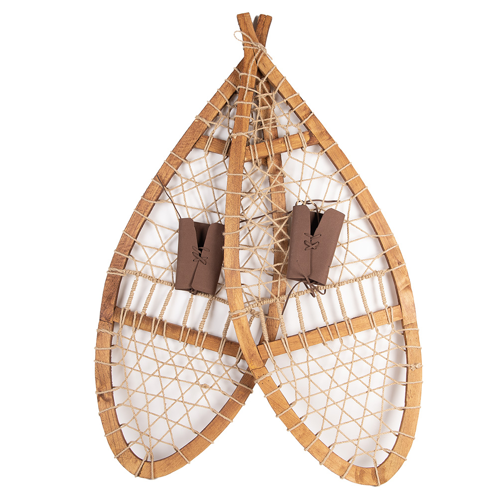 Decoratie sneeuwschoenen (2) 106x39x8 cm