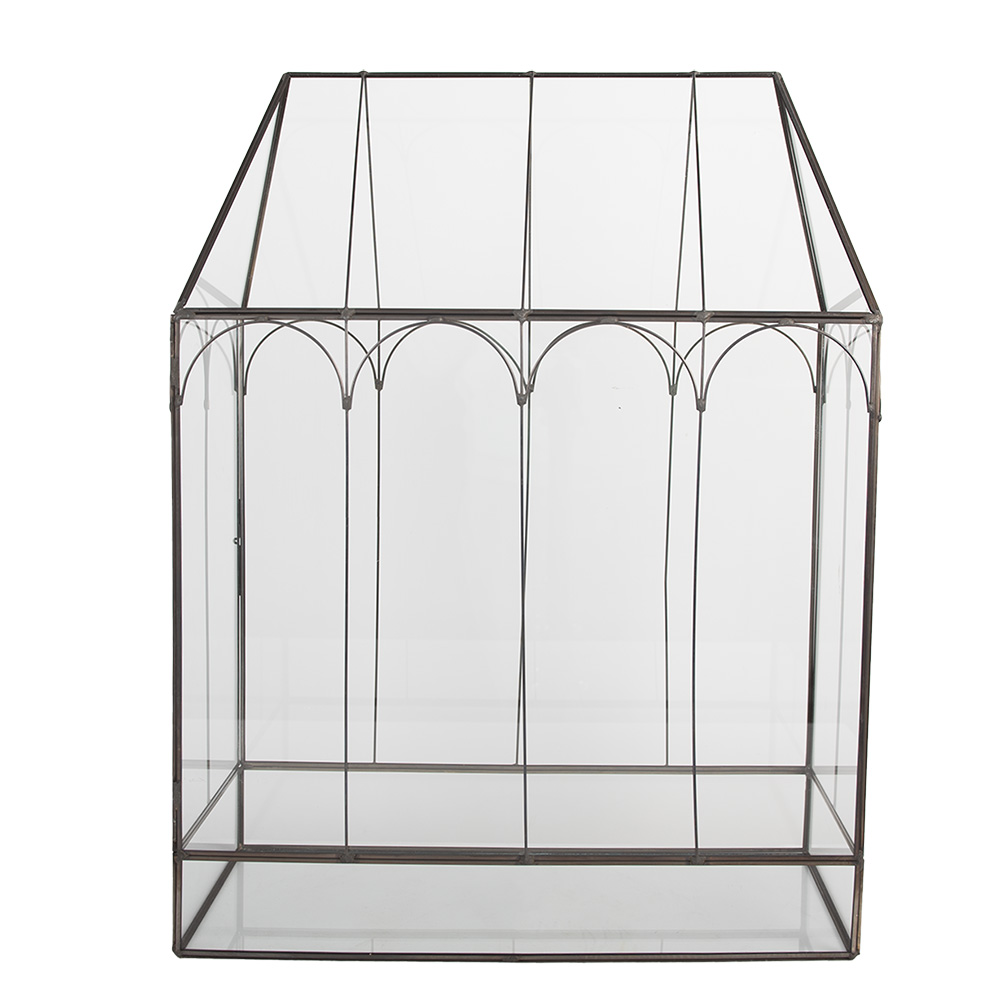 Decoratie kweekkasje 35x15x46 cm