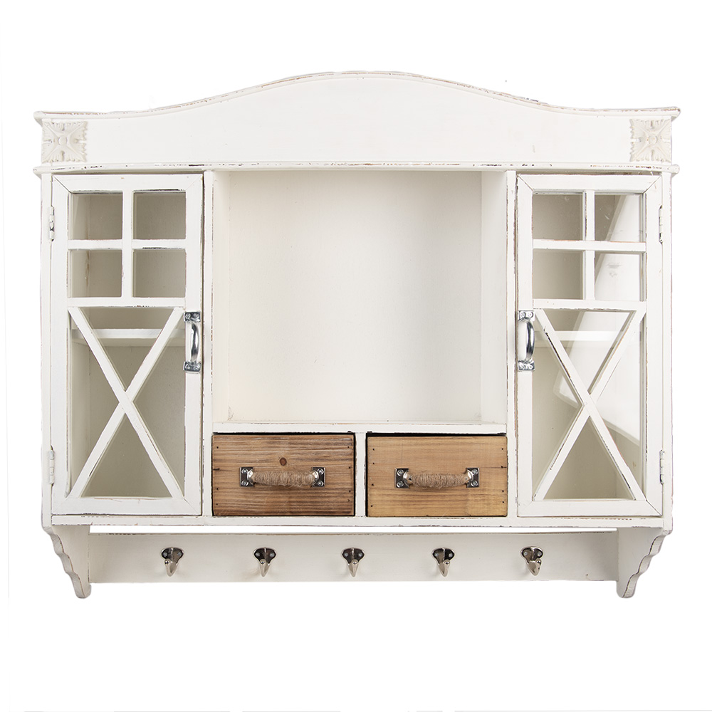 Wandkastje 76x16x65 cm