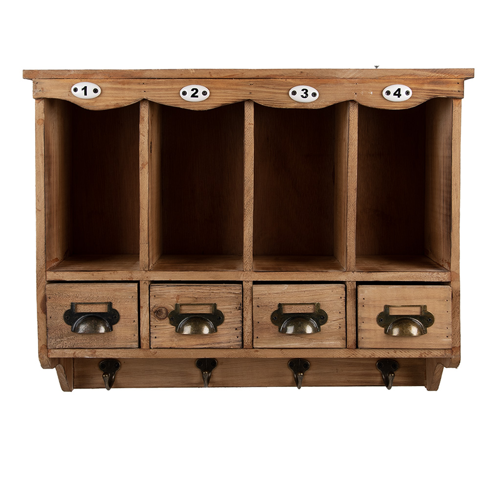 Wandkastje 53x16x42 cm