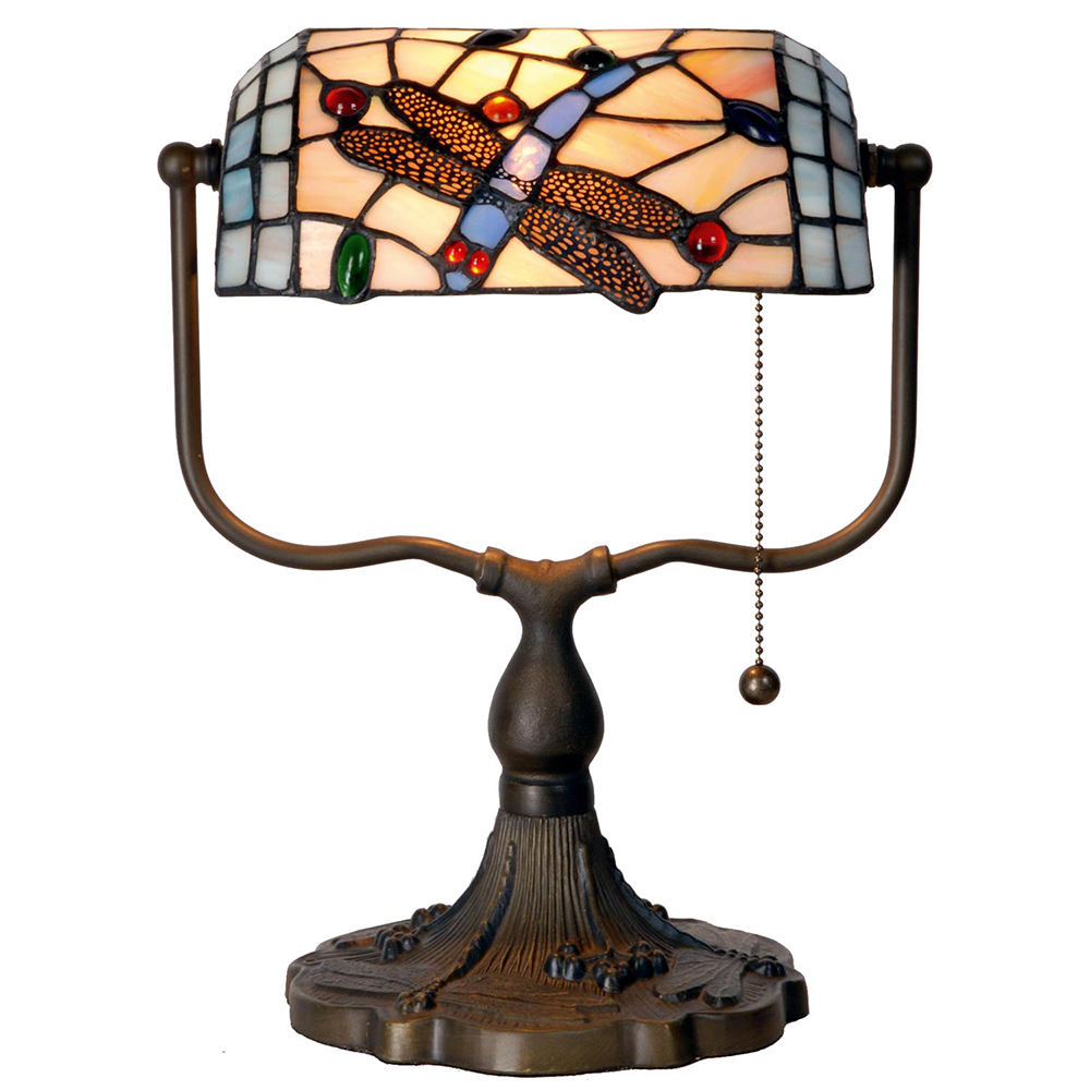 Bureaulamp Tiffany 27x20x36 cm E27/max 1x60W