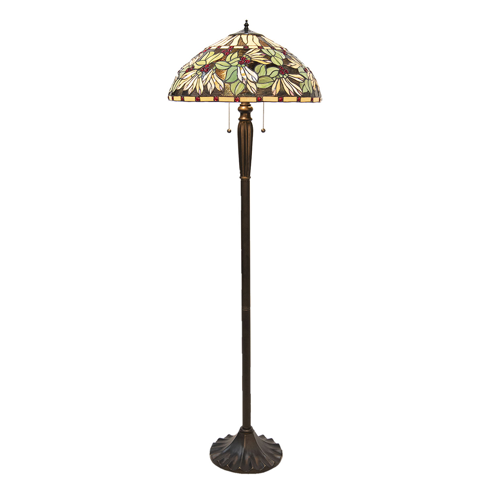 Vloerlamp Tiffany Ø 51x157 cm E27/max 2x60W