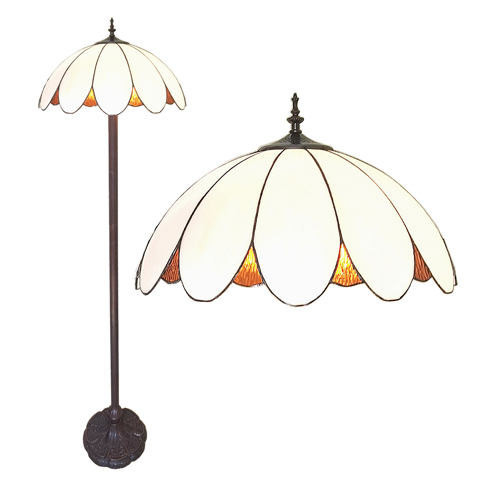 Vloerlamp Tiffany Ø 46x166 cm E27/max 2x60W