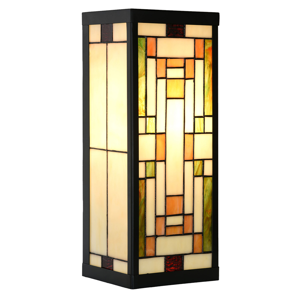 Wandlamp Tiffany 14x16x40 cm E27/max 1x100W