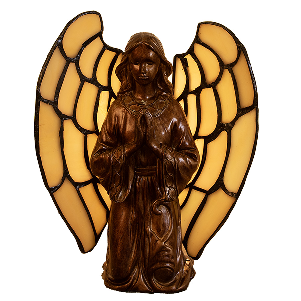 Tafellamp Tiffany engel 16x10x18 cm E14/max 1x40W
