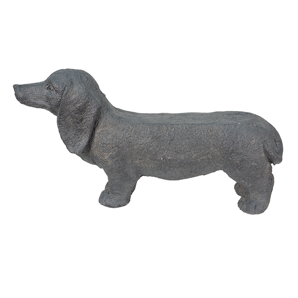 Decoratie hond 74x19x39 cm