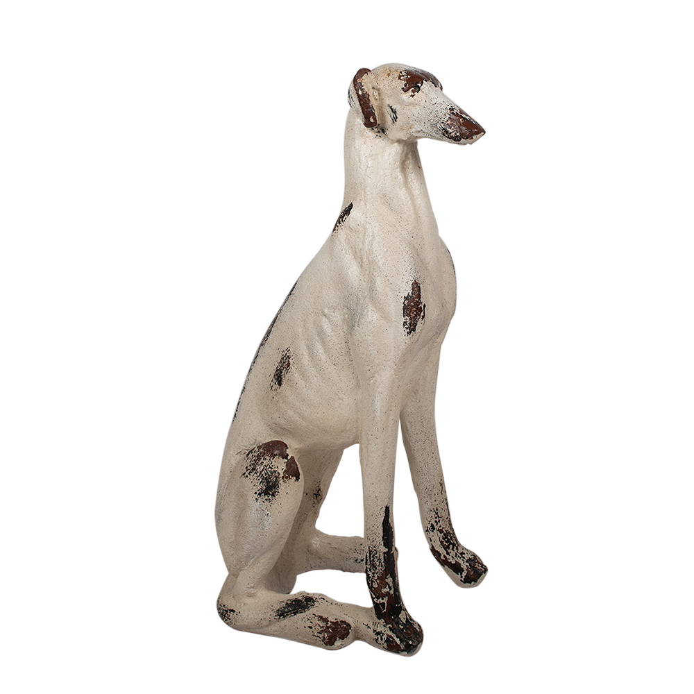 Decoratie hond 37x24x79 cm