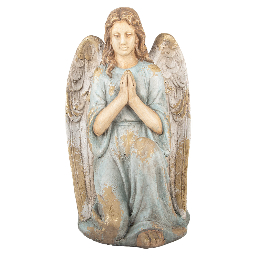 Decoratie engel 34x36x55 cm