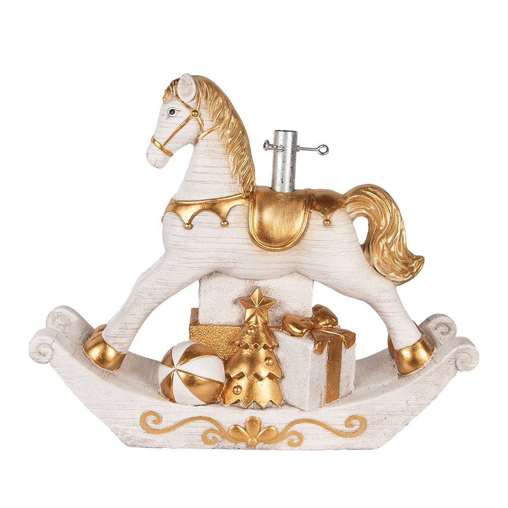 Kerstboom standaard hobbelpaard 73x21x61 cm