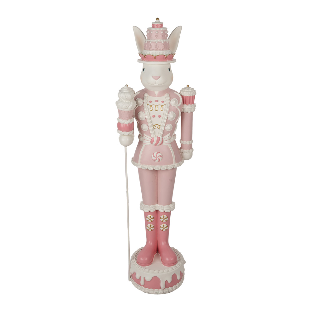 Decoratie konijn 29x25x100 cm