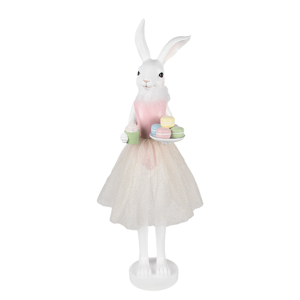 Decoratie konijn 20x17x76 cm