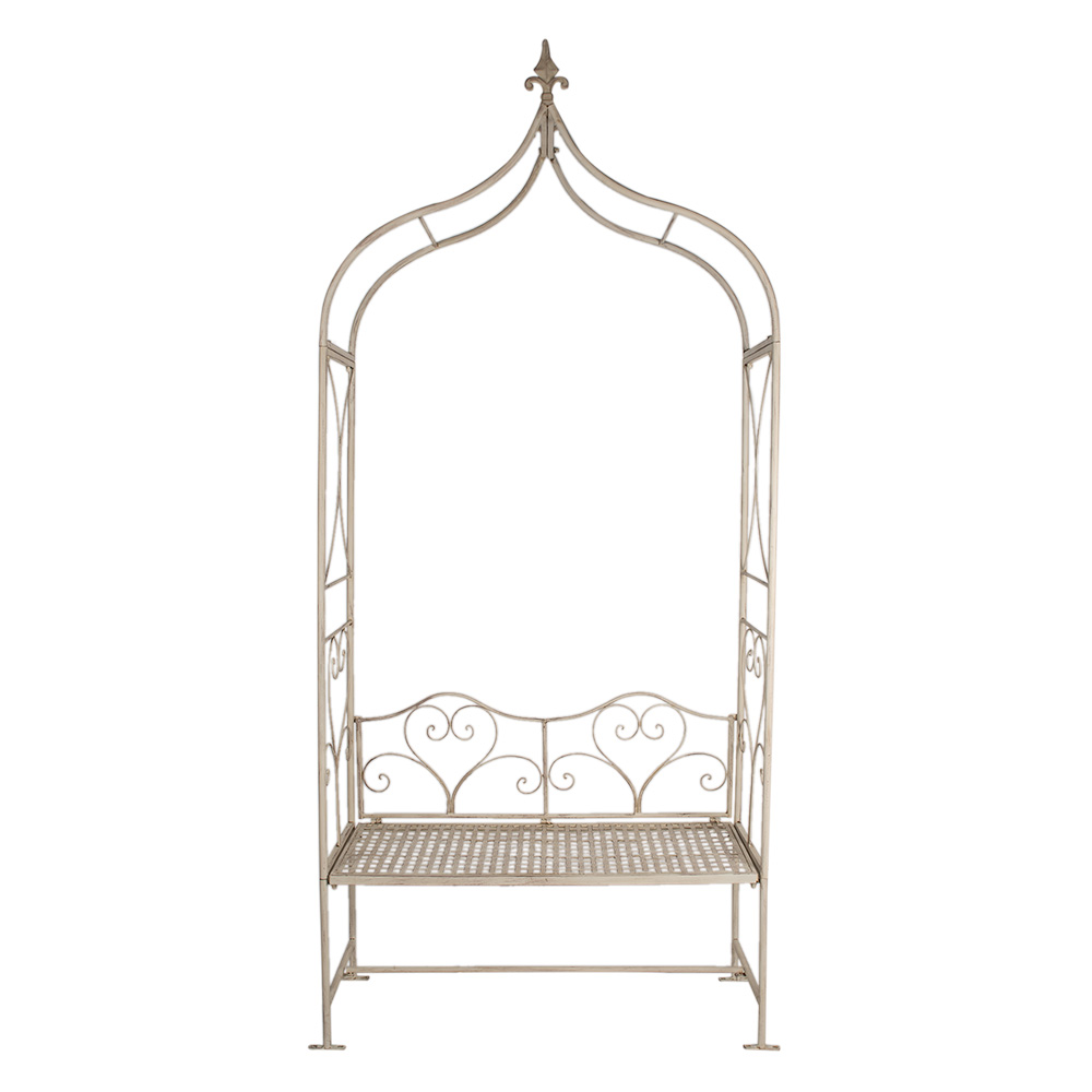 Bank met boog 108x41x239 cm