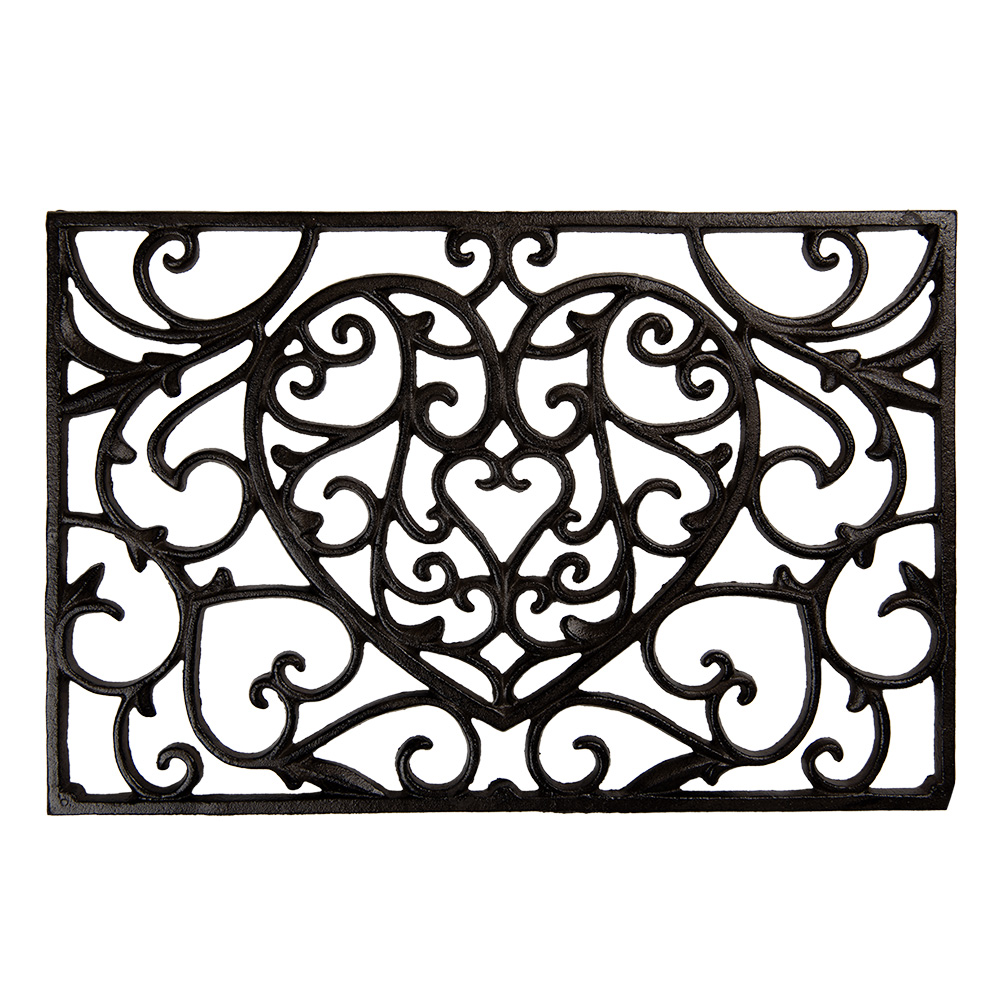 Deurmat ijzer 59x39x2 cm