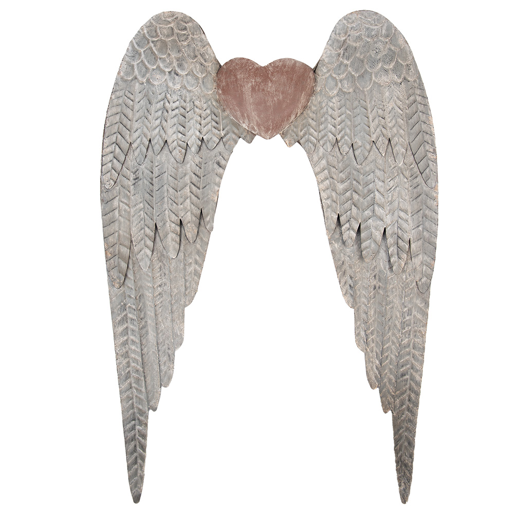 Wanddecoratie vleugels 79x6x113 cm