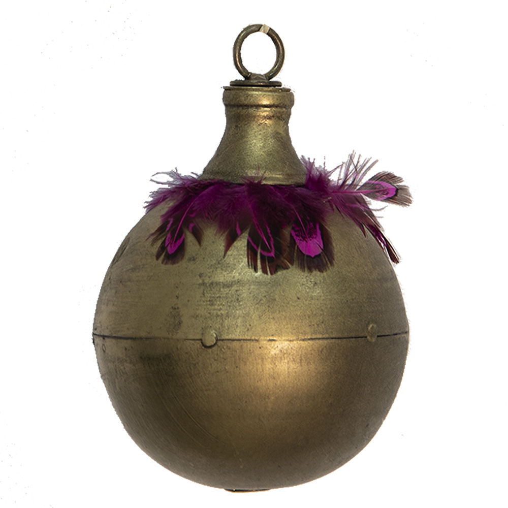 Kerstbal Ø 10x14 cm