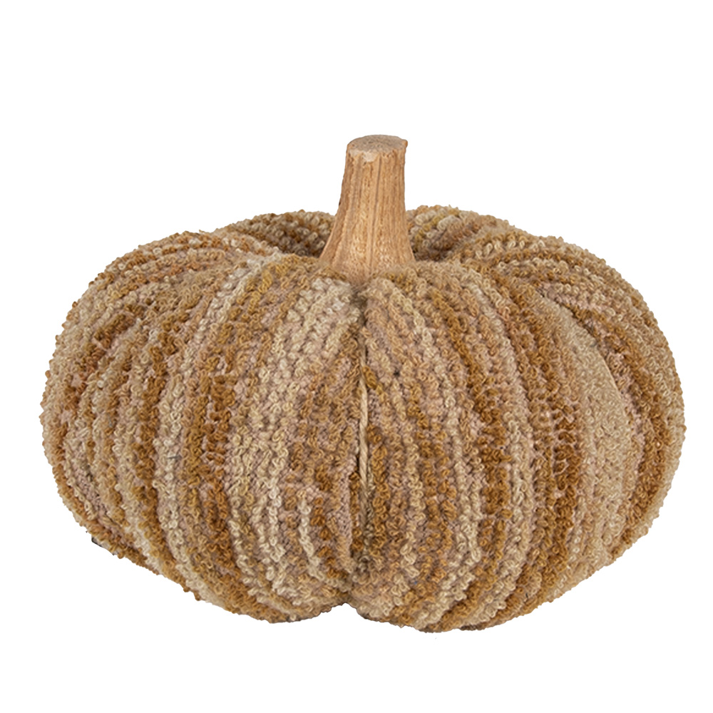 Decoratie pompoen Ø 15x12 cm