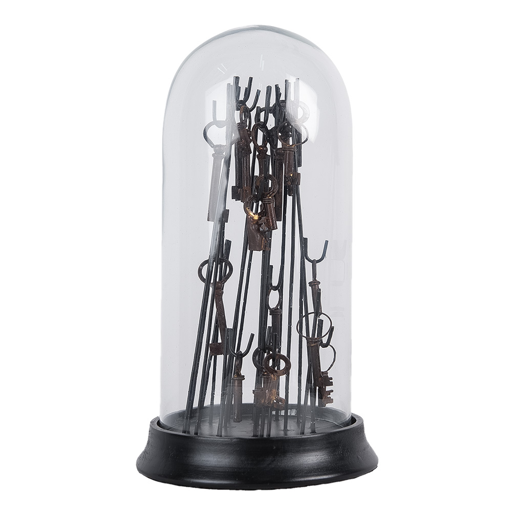 Stolp met decoratie Ø 18x36 cm