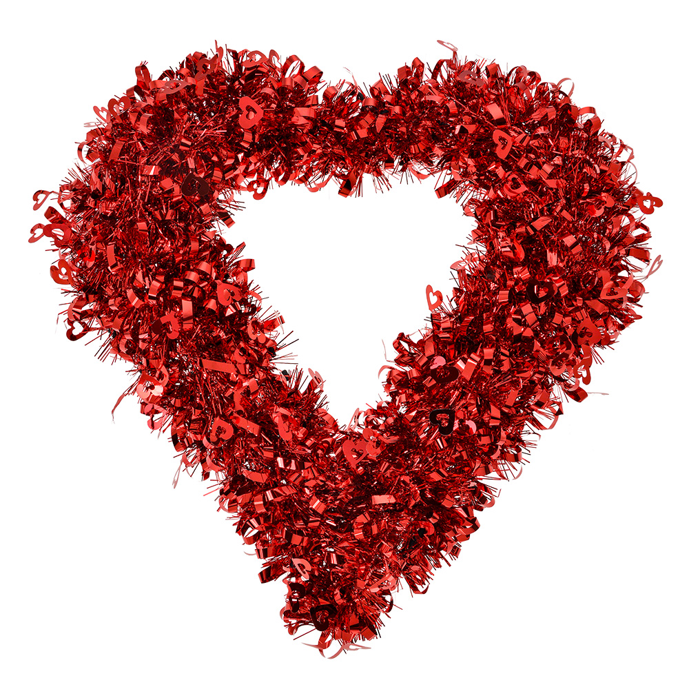 Decoratie hart 40x40x4 cm