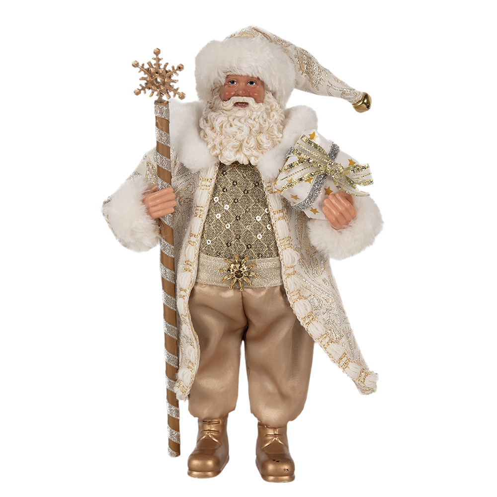 Decoratie kerstman 16x10x27 cm