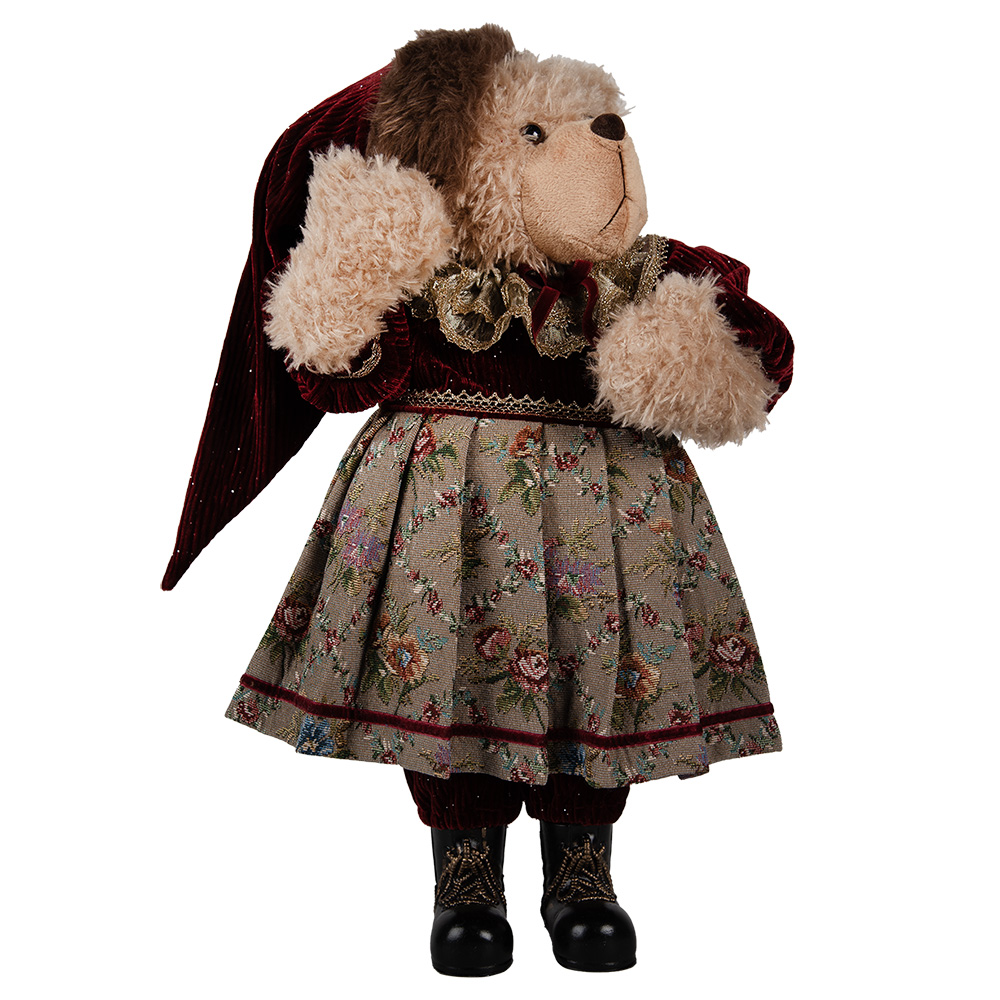 Decoratie beer 28x21x51 cm