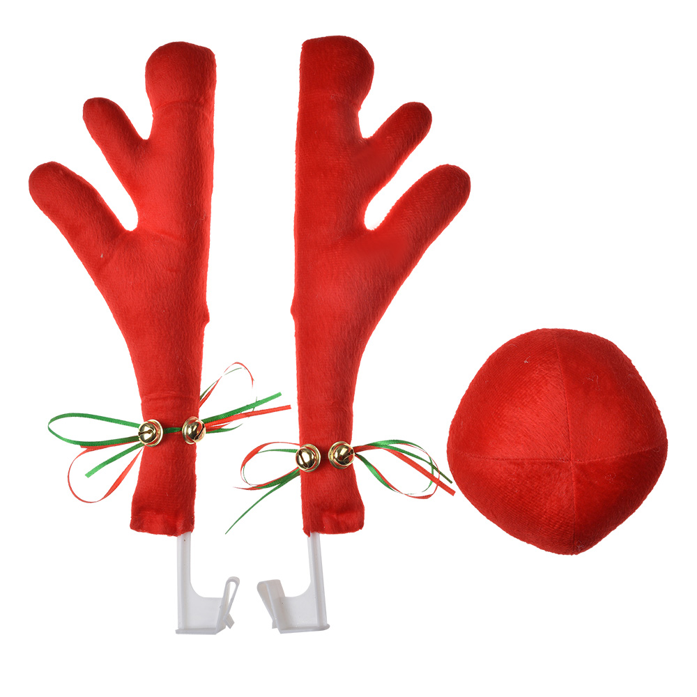 Decoratie Gewei/Neus voor auto 25x6x41 cm