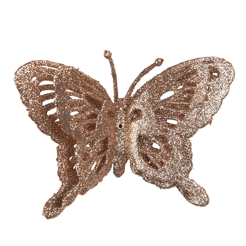 Decoratie vlinder 12x2x9 cm