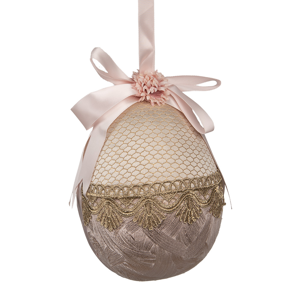 Decoratie hanger ei Ø 14x18 cm