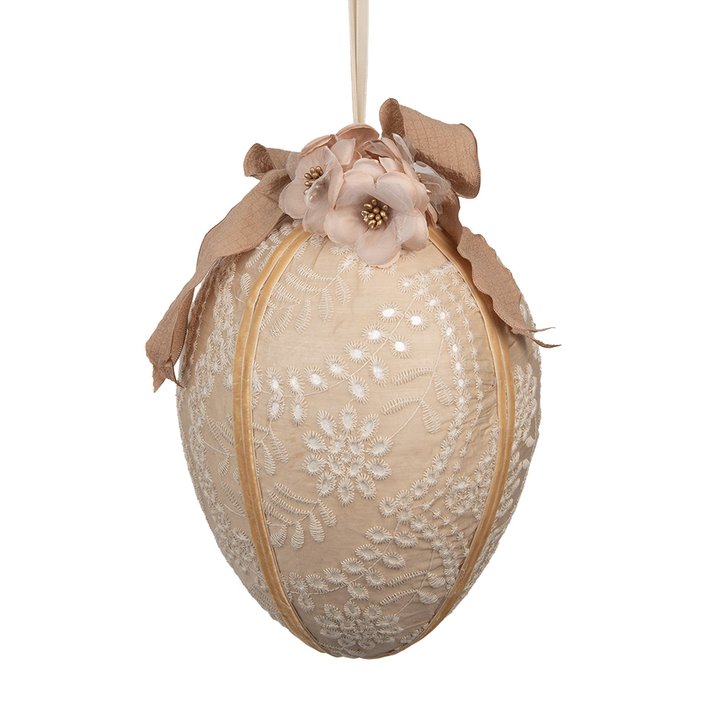 Decoratie hanger ei Ø 20x28 cm