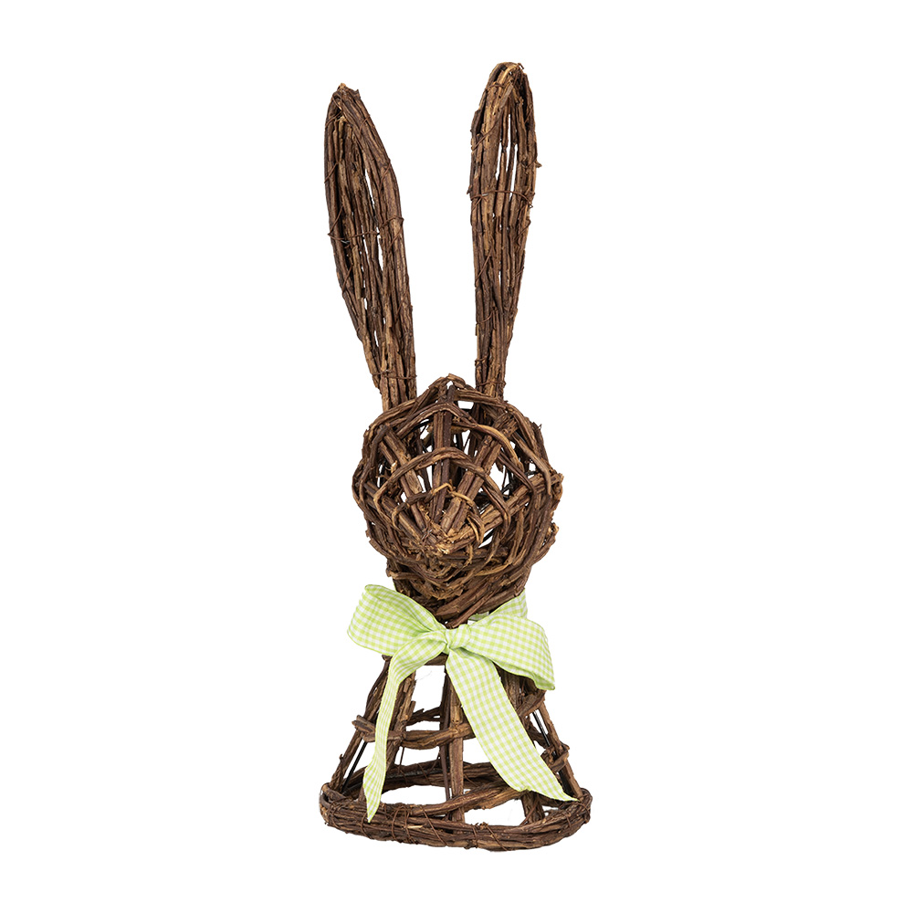 Decoratie konijn 17x17x40 cm