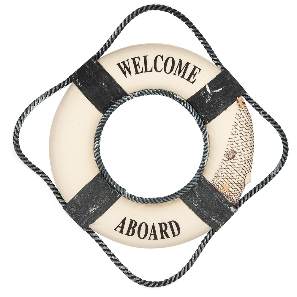 Decoratie reddingsboei Ø 31x6 cm