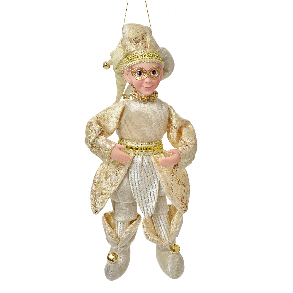 Decoratie hanger elf 10x8x28 cm