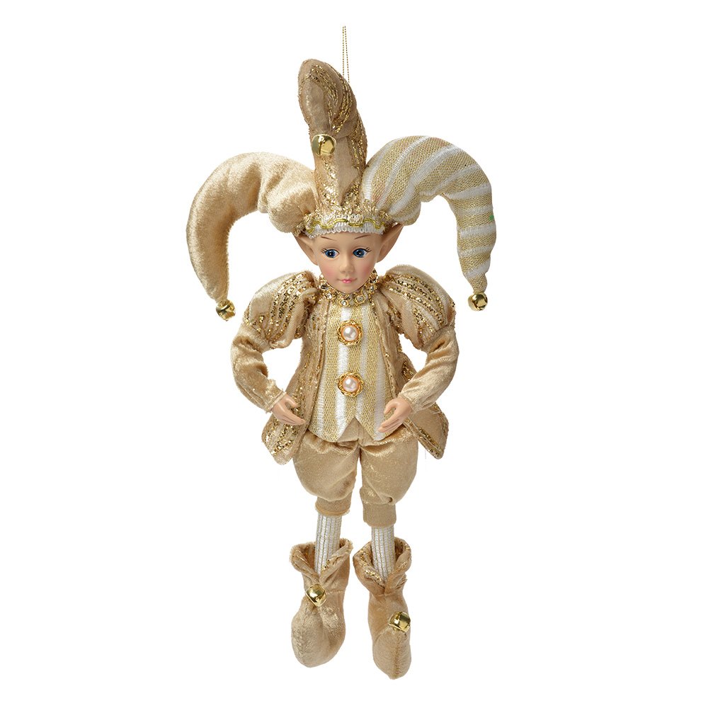 Decoratie hanger elf 14x10x38 cm