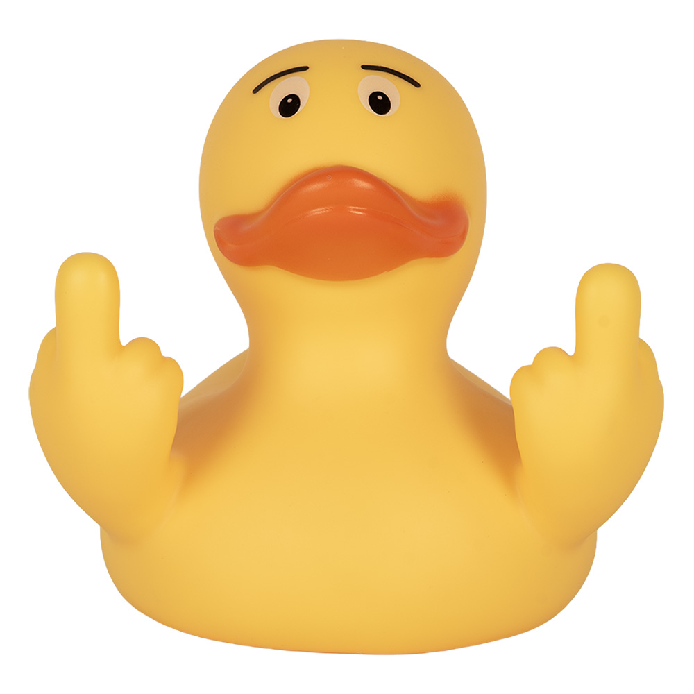 Decoratie badeend 16x14x14 cm