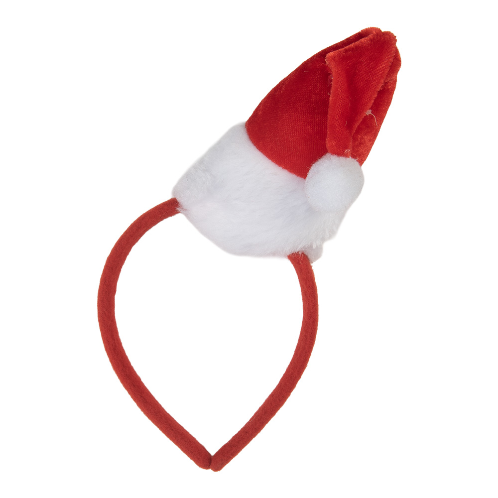 Haarband met kerstmuts 12x6x22 cm