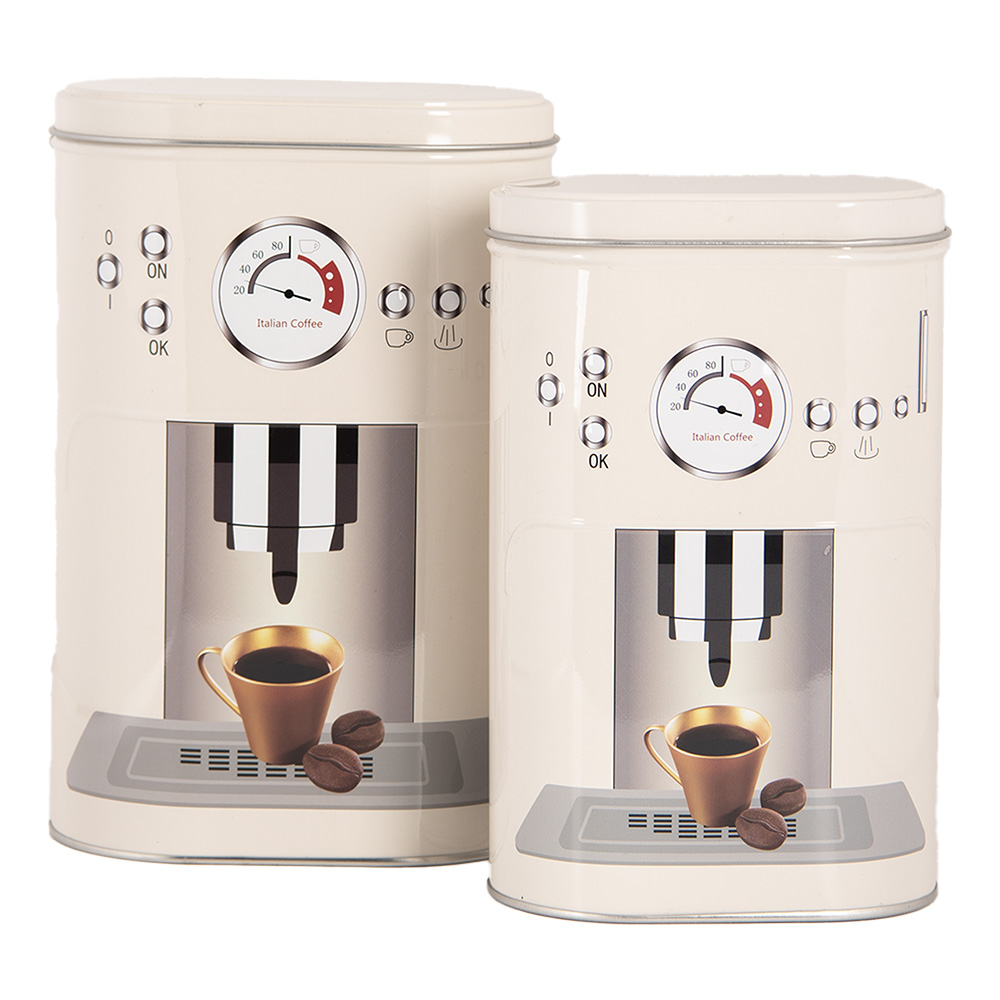 Opbergdoos (2) 20x13x9 / 18x11x7 cm