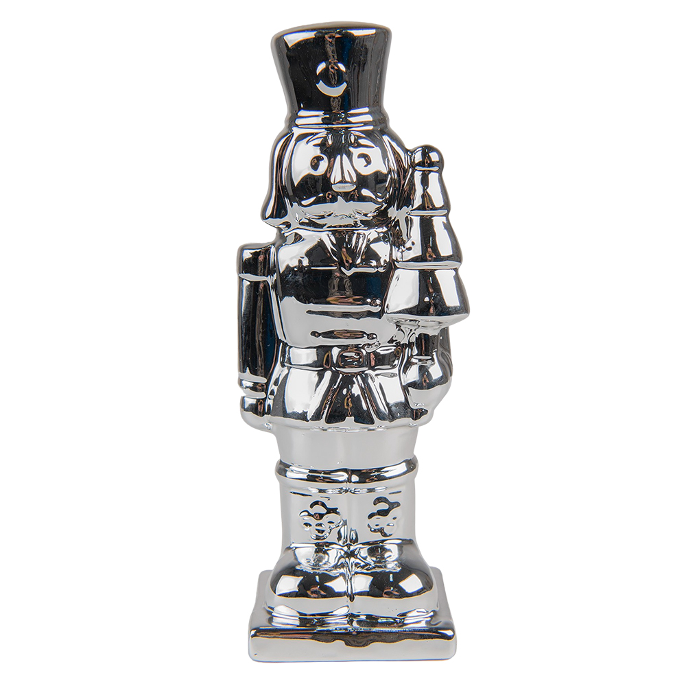 Decoratie notenkraker 6x6x19 cm