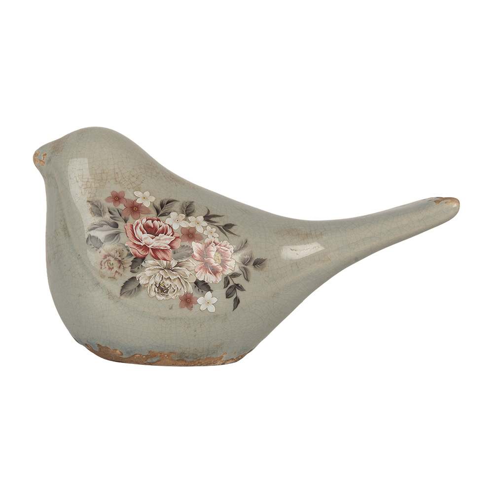 Decoratie vogel 22x9x12 cm