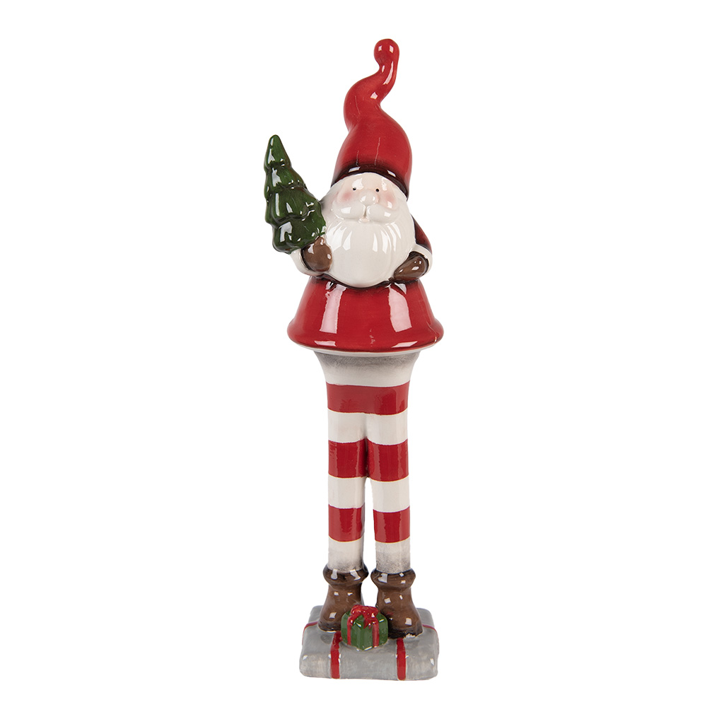 Decoratie kerstman 9x8x30 cm