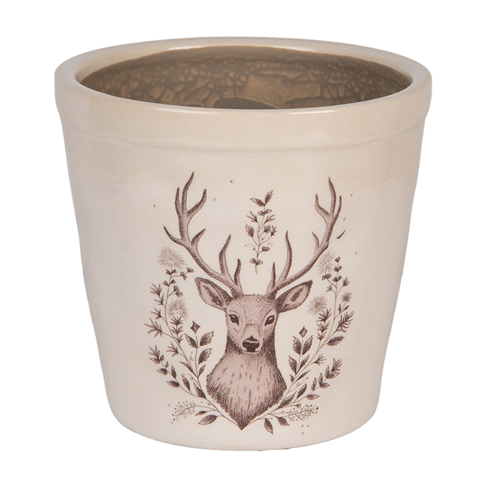 Decoratie bloempot Ø 15x14 cm