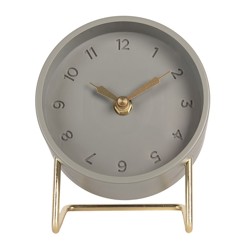 Tafelklok 12x11x15 cm / 1xAA