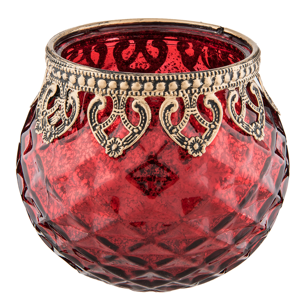 Waxinelichthouder Ø 10x10 cm