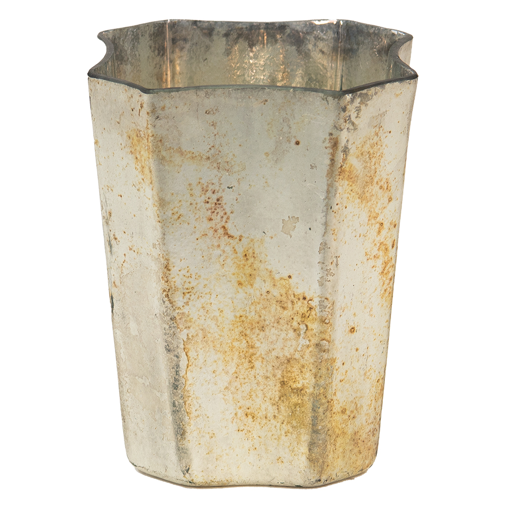 Waxinelichthouder 11x8x13 cm