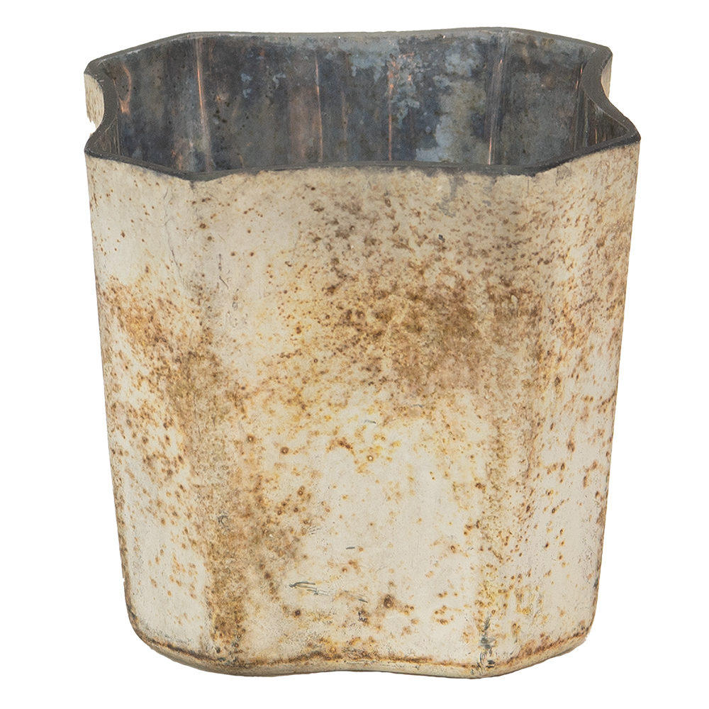 Waxinelichthouder 9x8x8 cm