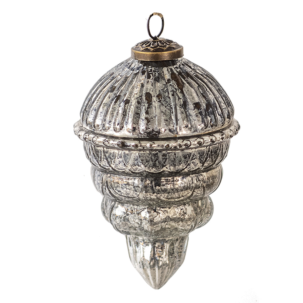 Kerstbal Ø 10x15 cm