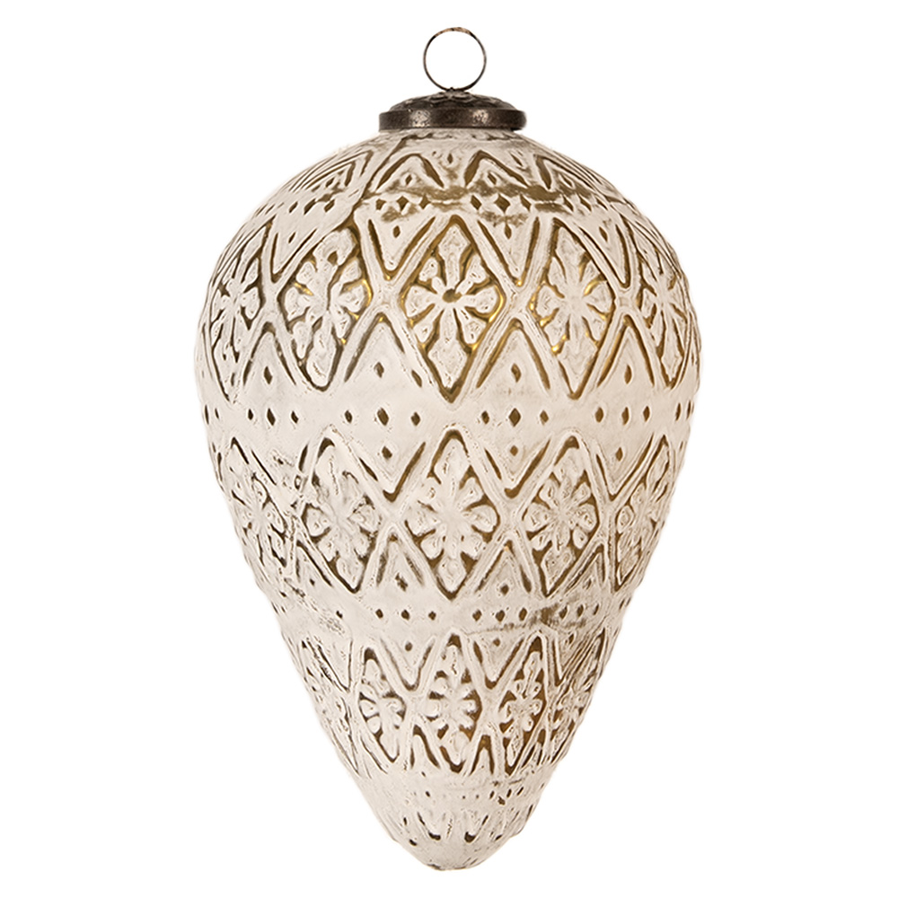 Kerstbal Ø 13x21 cm