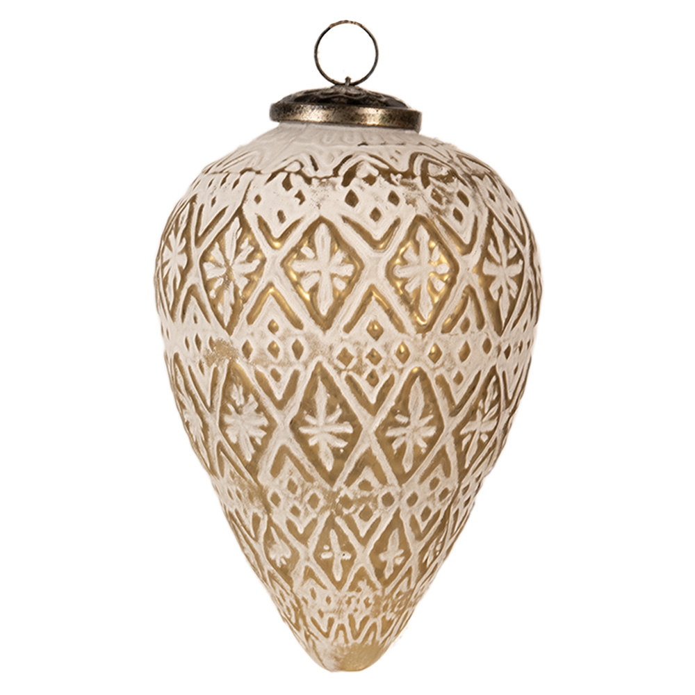 Kerstbal Ø 10x15 cm