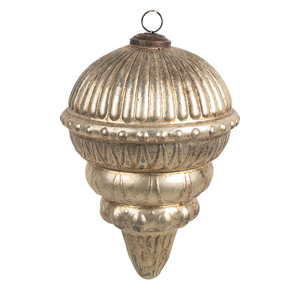 Kerstbal Ø 10x14 cm