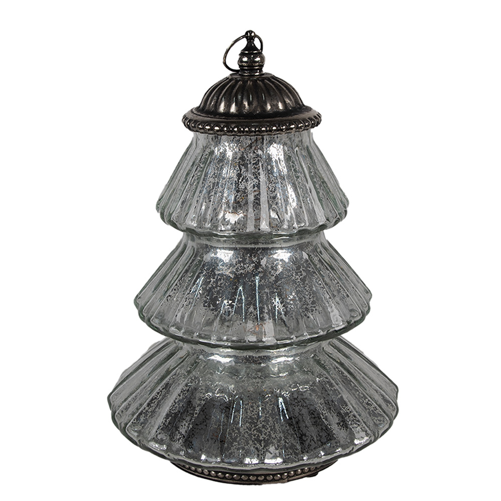 Decoratie kerstboom met LED Ø 16x22 cm / 2xAAA