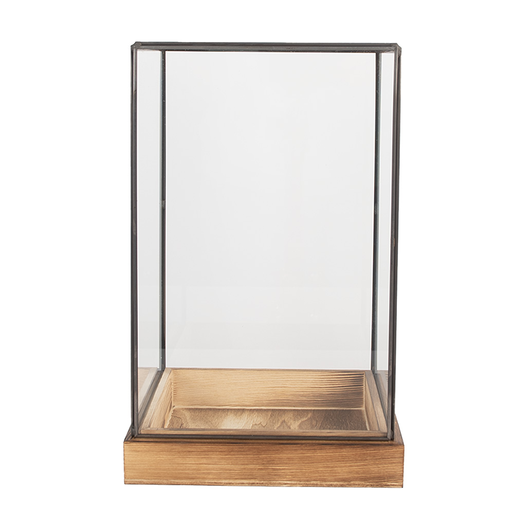 Decoratie kweekkasje 19x19x30 cm